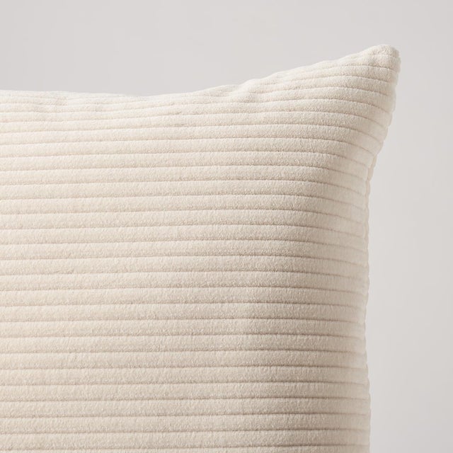This pillow features Wyatt Corduroy with a knife edge finish. With super soft quarter-inch wales, great texture and a...