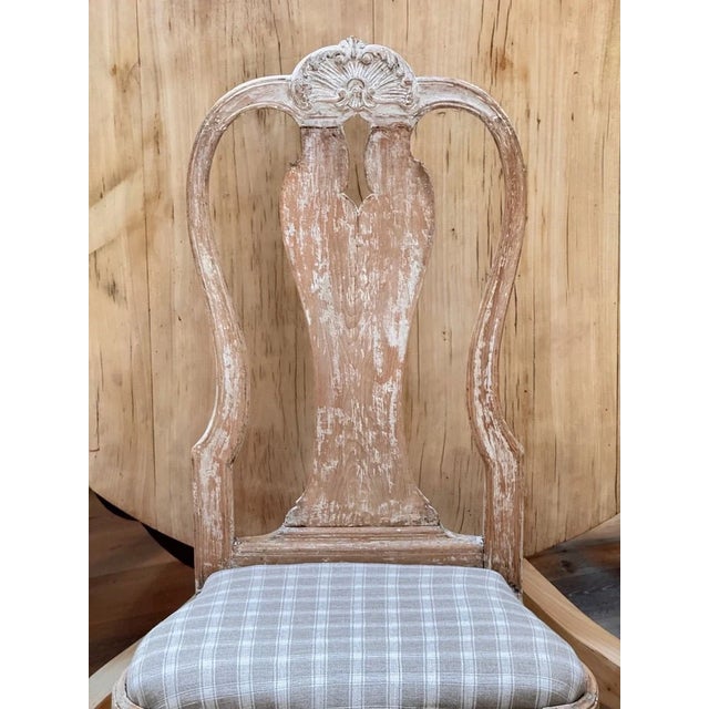 Set of Six 18th Century Gustavian Dining Chairs For Sale - Image 4 of 11