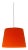 Red Sísísí Cónicas Gt3 Pendant Lamp by Santa & Cole For Sale