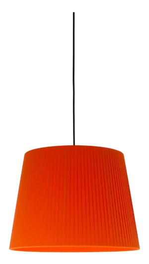 Red Sísísí Cónicas Gt3 Pendant Lamp by Santa & Cole