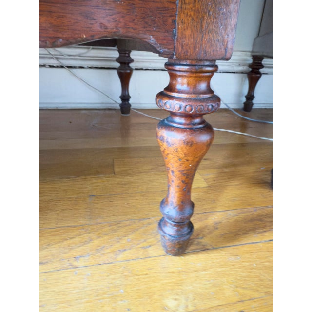 Brown Late 19th Century Federal / Sheraton Style Lowboy Chest of Drawers With Mirror For Sale - Image 8 of 13