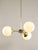 Mid-Century Modern Italian Pendant Light in Brass and Opaline Glass, 1960s For Sale - Image 17 of 17