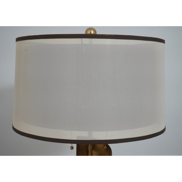 Modern 1990s John Richard Modern Brass Sculpture Lamp With Granite Base For Sale - Image 3 of 11