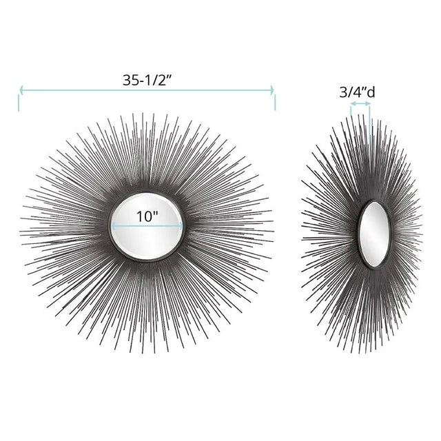 Modern The Helios Sunburst Mirror For Sale - Image 3 of 5
