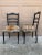 Black A Pair of Ebonized Opera Chairs in Tiger Upholstery For Sale - Image 8 of 14