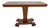 Swedish Modern Pedestal Coffee Table in Figured Oak, 1940s For Sale