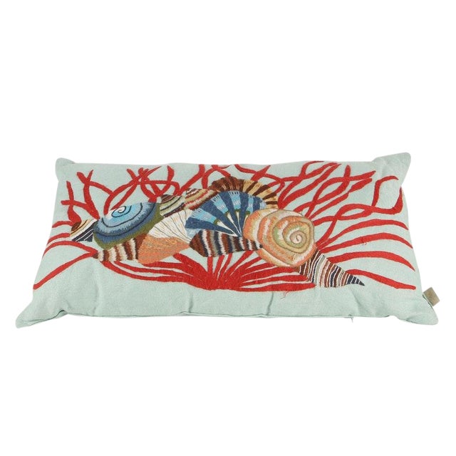 Nautical Kuk May Embroidered Decorative Pillow Chairish