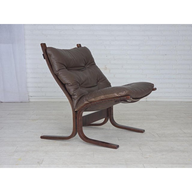 Mid-Century Modern Norwegian Model Siesta Chairs and Ottoman by Ingmar Relling for Westnofa, 1970s, Set of 3 For Sale - Image 3 of 17