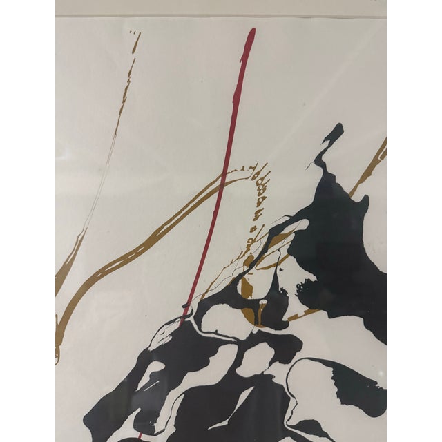Paul Jenkins Abstract Lithograph, Signed & Numbered, 1960s, Custom Framed With Uv Glass For Sale - Image 12 of 12
