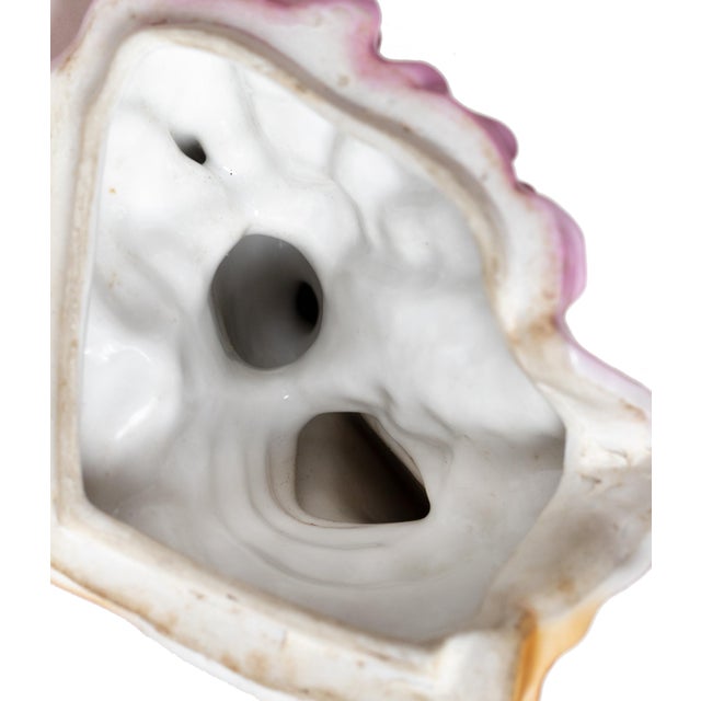 Art Deco Porcelain Powder Jewelry Box with Woman, 1930s For Sale - Image 3 of 12