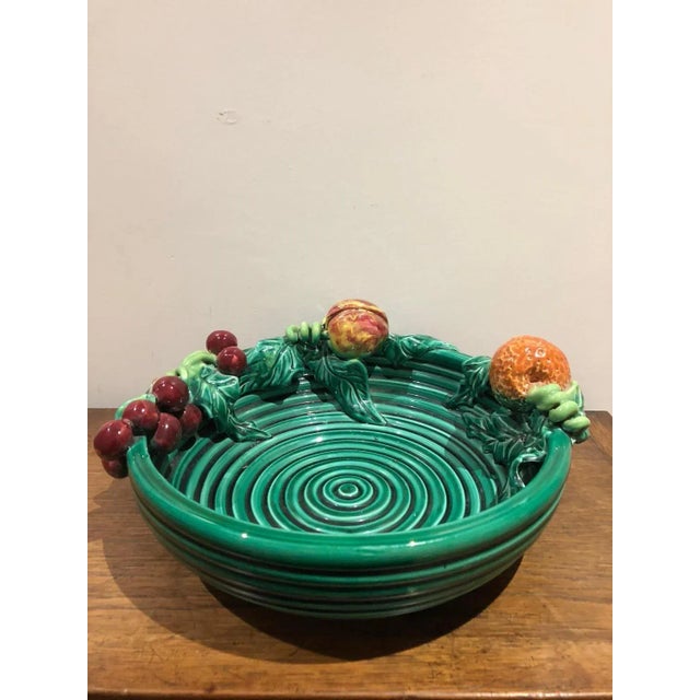 Large Fruit Bowl from Vallauris, 1950s For Sale - Image 9 of 9