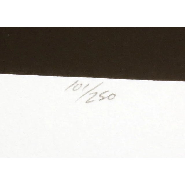 1980s "Wind Ridge" Southwestern Landscape Diptych Serigraph Prints by Jim Boutwell - a Pair For Sale - Image 9 of 10