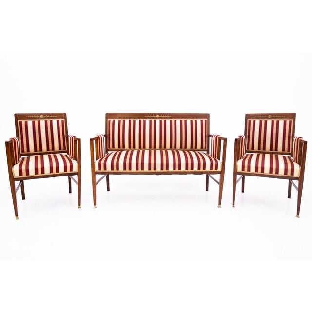 Antique Living Room Set, 1890, Set of 3 For Sale - Image 14 of 14