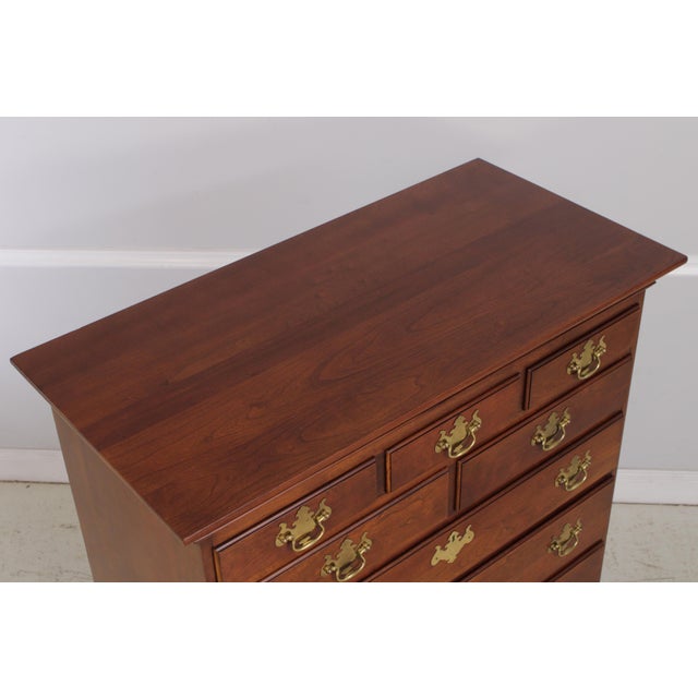 Brown Councill Craftsmen Cherry 10 Drawer Dresser For Sale - Image 8 of 13