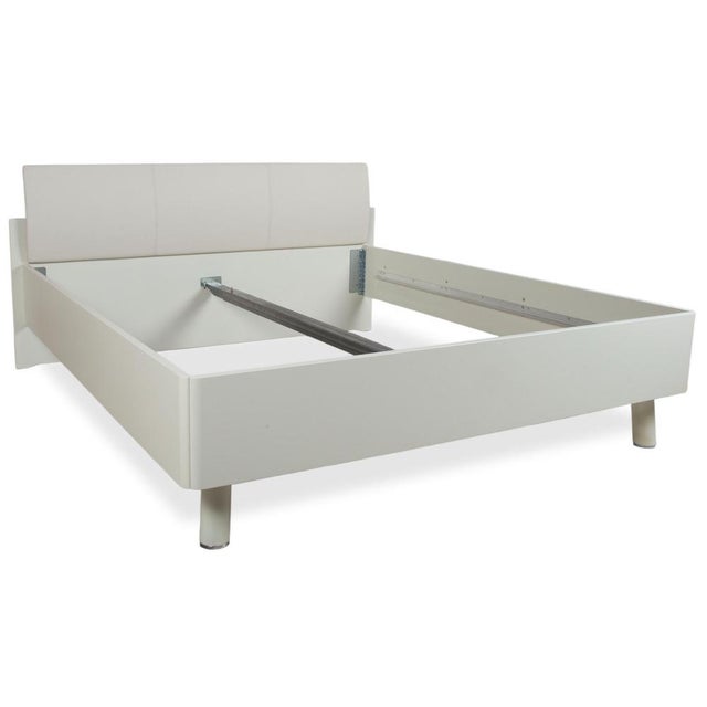 Minimalist Wooden Bed in White by Hülsta For Sale - Image 15 of 15