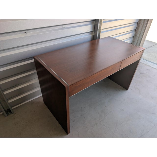Mid-Century Modern Mid Century Modern Walnut Writing Desk by Glenn of California, C1960s For Sale - Image 3 of 16