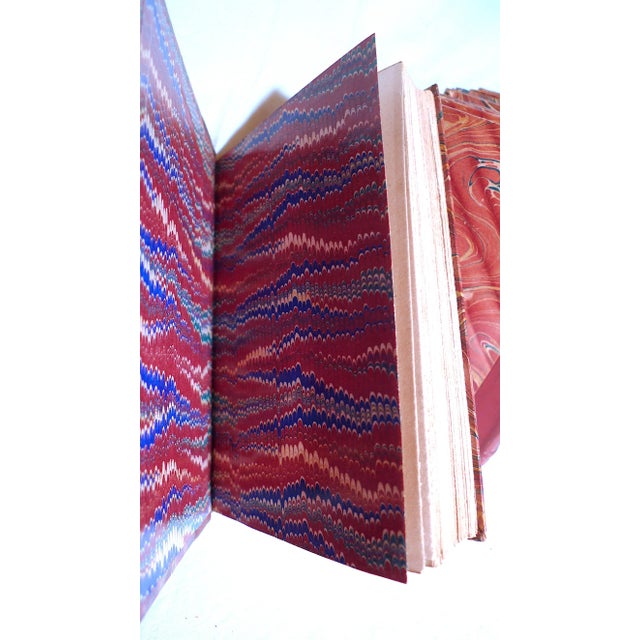 Brick Red Late 19th Century Leather Volumes, French Age of Enlightenment & Drama - 18 Books For Sale - Image 8 of 13