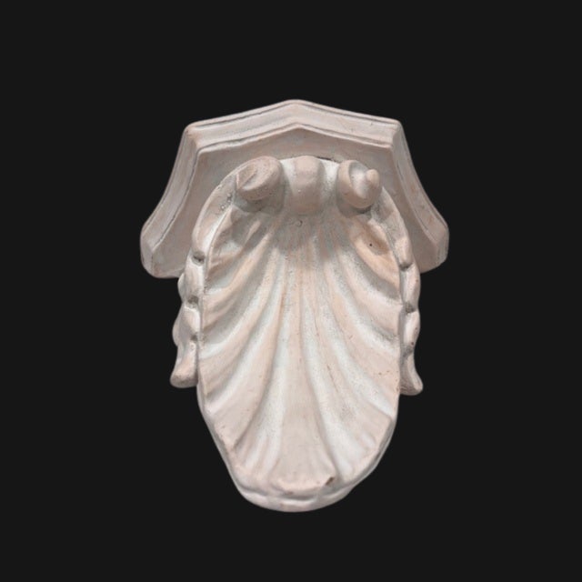 Early 20th Century Rococo Shell-Shaped Ornate Wall Shelf | Chairish