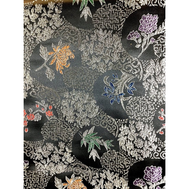 Textile Silk Rayon Double Jacquard Upholstery Fabric For Sale - Image 7 of 11