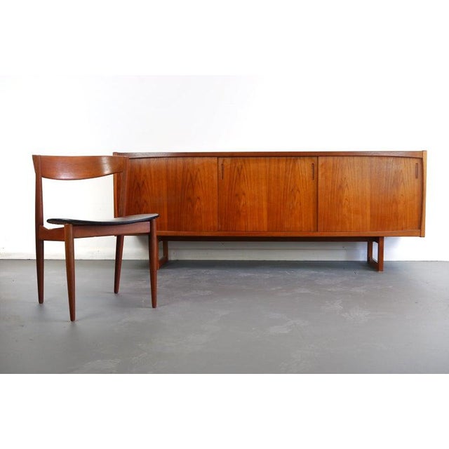 Mid-Century Modern Teak Danish Sled Base Sideboard/Credenza For Sale In Orlando - Image 6 of 7