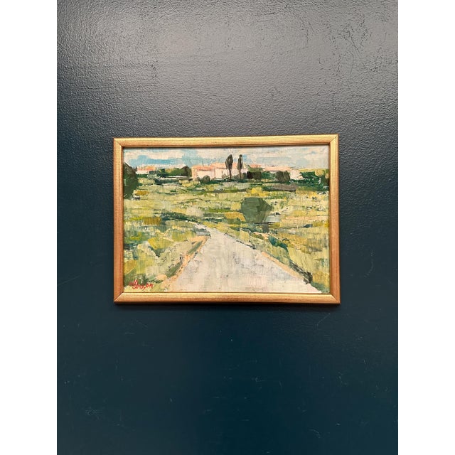 Olle Larsson, Path, 1960s, Oil on Panel, Framed For Sale - Image 18 of 18