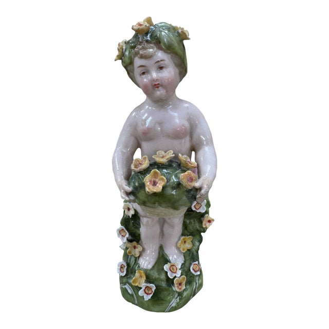 Porcelain Cherub For Sale