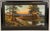 Hilly Landscape at Sunset with a Stream, 20th Century, Oil Painting on Canvas, Framed For Sale - Image 13 of 13