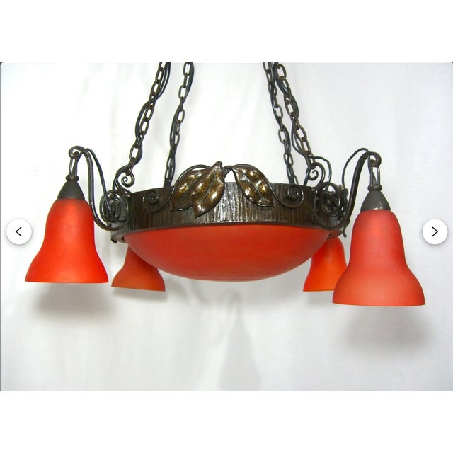 A superb work of glass art, created by legendary french designer jacques mouynet for "schneider verreries-france", pate de...