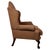 2000 - 2009 20th Century English Beech Wingback Armchair with Ball-and-Claw Feet For Sale - Image 5 of 13