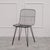 Industrial Style Black Metal Wire Chair For Sale - Image 3 of 8