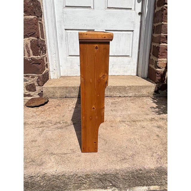 Turn of the Century Hanging Pine Bookshelf For Sale - Image 4 of 8