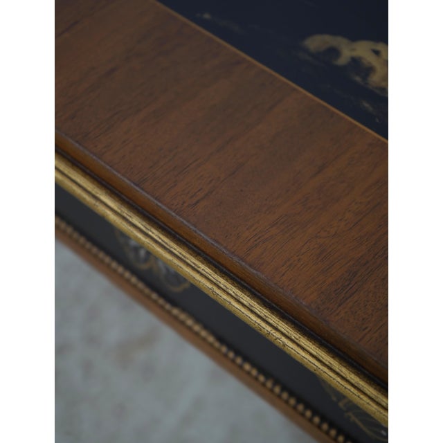 Brown Ej Victor Newport Collection Chinoiserie Coffee Table For Sale - Image 8 of 18