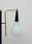 Black Mid-Century Italian Modern Brass and Colored Glass Floor Lamp from Stilnovo, 1950s For Sale - Image 8 of 9