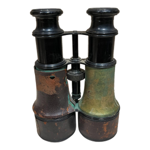 Leather & Brass French Opera Binoculars Lemaire Fabt Paris