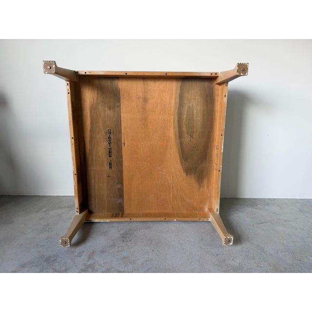 Hollywood Regency Neoclassical Style Carved Greek Key & Lion Motif Square Coffee Table For Sale - Image 11 of 12