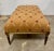 French Louis XVI Style Neoclassical Gilt Wood Upholstered Bench Ottoman For Sale - Image 3 of 7