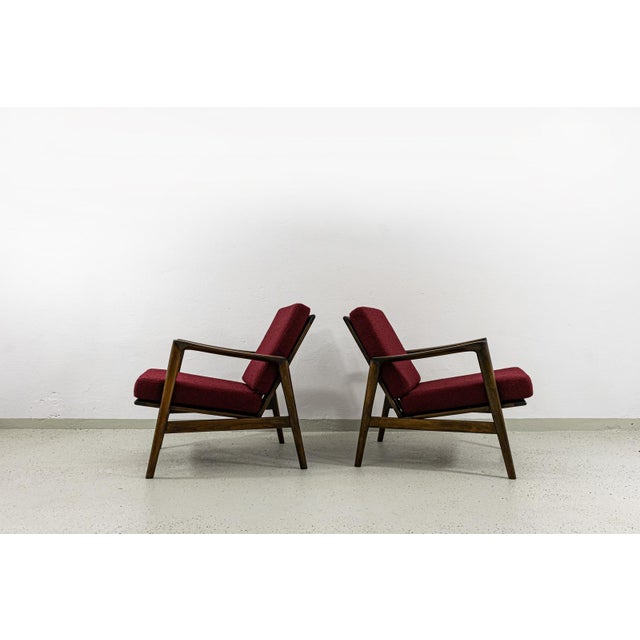 Vintage Armchairs from SFM, Poland, 1960s, Set of 2 For Sale - Image 4 of 16
