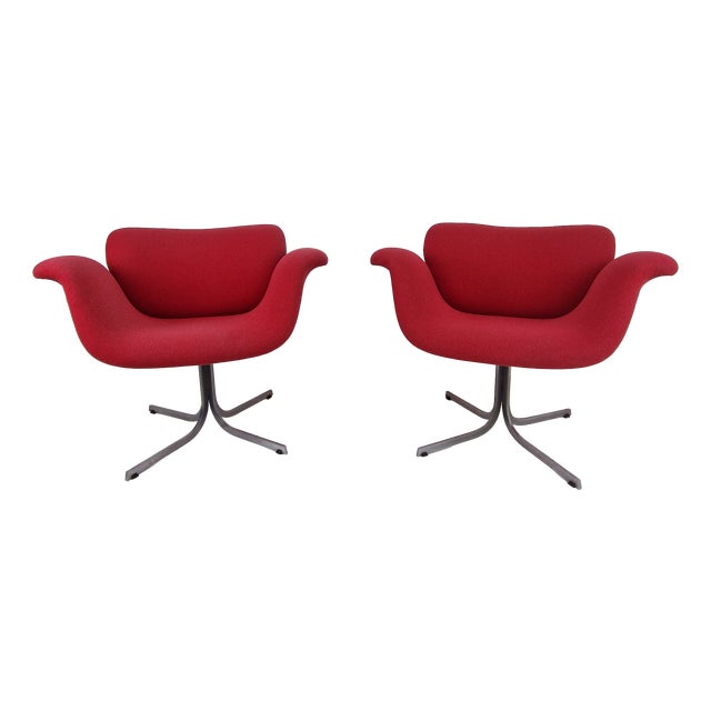 Model 543 Big Tulip Easy Chairs by Pierre Paulin for Artifort, 1960s, Set of 2 For Sale