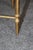 1980s Directoire Style 1980's Glass Top Two Tier Console Table For Sale - Image 5 of 6