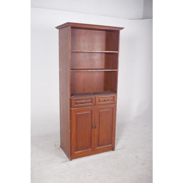 Rustic Portuguese Shelving Unit in Wood, 1950s For Sale - Image 3 of 9