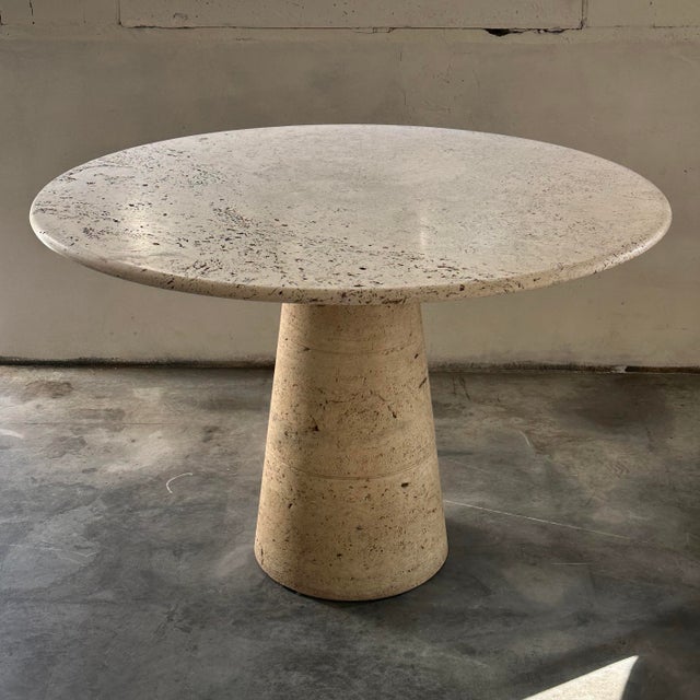 1970s Travertine Dining Table Up&Up, Italy, 1970s For Sale - Image 5 of 5