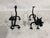 Mod Dragon Andirons in Wrought Iron, 1940s, Set of 2 For Sale - Image 13 of 18