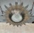 Spanish Silvered Sunburst Ceiling Fixture With Patinated Gold Highlights For Sale In New York - Image 6 of 12