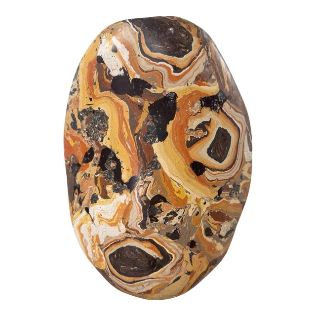 Boho Scagliola Tortoise Shell Wall Sculpture For Sale