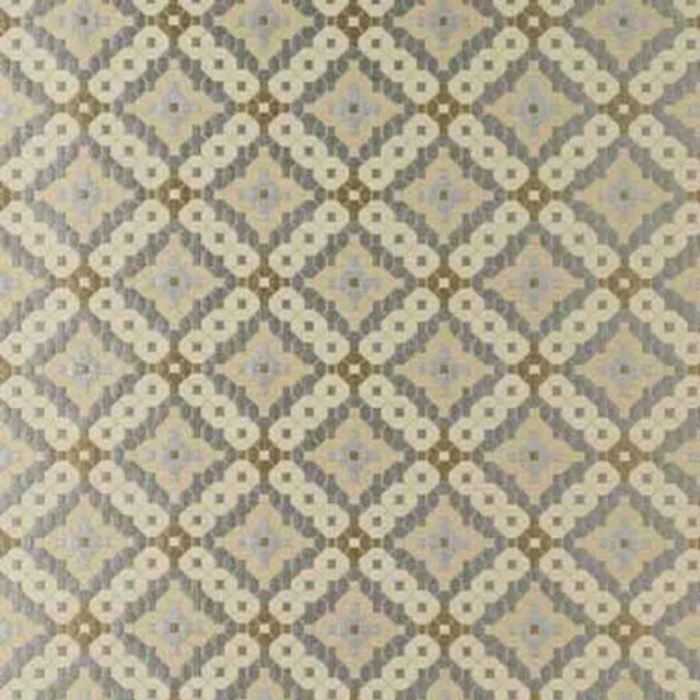 Sample - Schumacher Marrakesh Fabric in Aqua For Sale