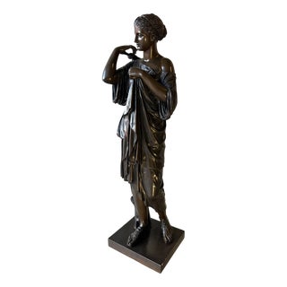 Sculpture of Diana, 1900, Bronze For Sale