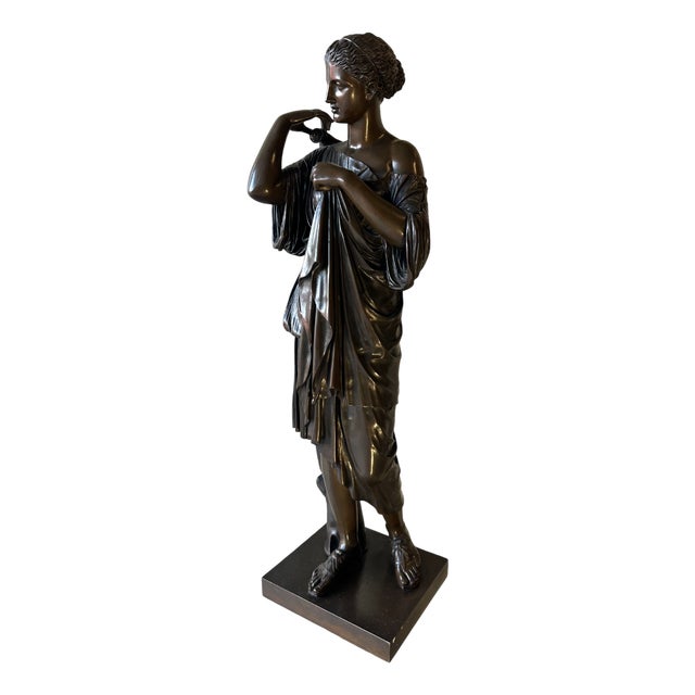 Sculpture of Diana, 1900, Bronze For Sale