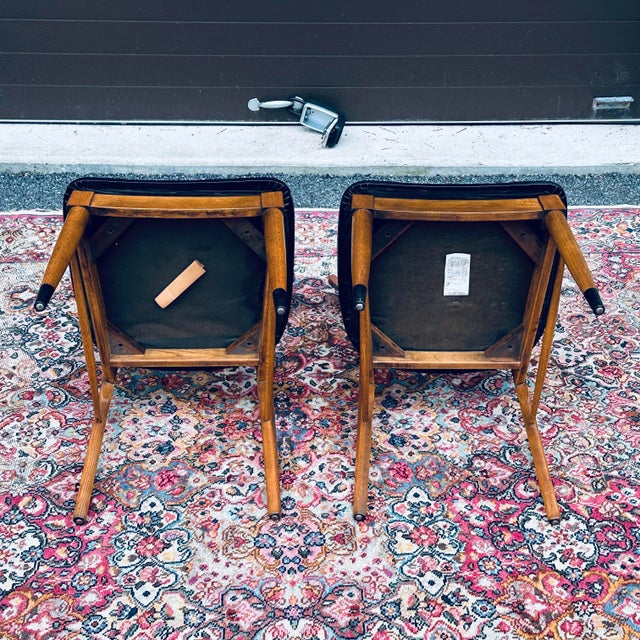 Mid-Century Modern Lane Acclaim Dining Side Chairs - a Pair For Sale - Image 11 of 12