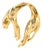 Vintage 14k Gold and Diamond Lazy Panther Pendant For Sale