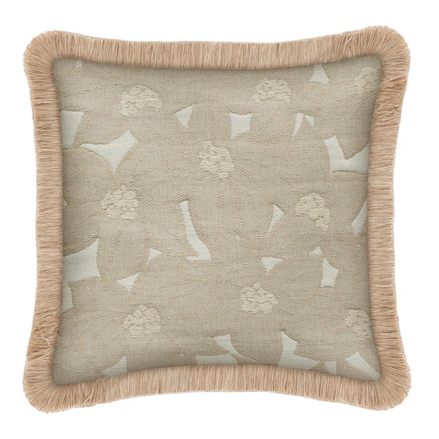 Palais Outdoor Cushion Michelle Sand, 18x18 Inch For Sale - Image 6 of 6